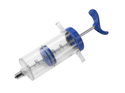 Κτηνιατρική Σύριγγα Iaber Smart 30ml Επαναχρησιμοποιούμενη Μπλε - An-Tech