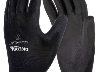 Γάντια εργασίας Kerbl Works Gnitter, μαύρα XL