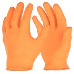 Kerbl Γάντια μιας χρήσης νιτρίλιου  X-Grip 50τμχ, πορτοκαλί, XXL
