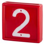 Αριθμός σήμανσης κόκκινο 2